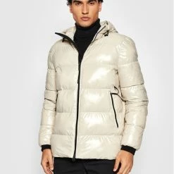 Κουπόνι 🧨 Ολοκαίνουργιο 🤩 Geox Άνδρες Πουπουλένια Μπουφάν Μπουφάν πουπουλένιο Sile M1428K T2903 F1616 Γκρι Regular Fit 🔔 💯