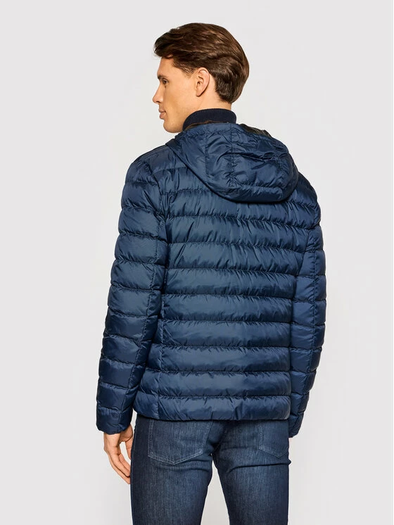 Συμφωνίες ✨ Κουπόνι ✔️ Geox Άνδρες Πουπουλένια Μπουφάν Μπουφάν πουπουλένιο Dereck M1425E T2873 F4491 Σκούρο μπλε Regular Fit 🔔 ❤️ - Image 3