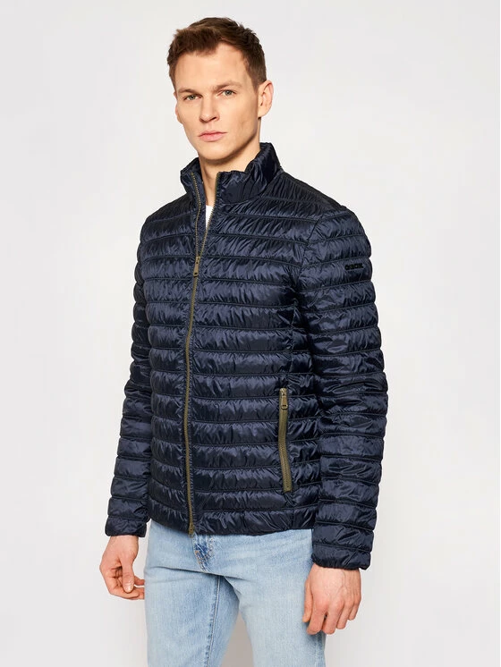 Κουπόνι 👍 Πολύ καλή προσφορά 👍 Geox Άνδρες Πουπουλένια Μπουφάν Μπουφάν πουπουλένιο Dennie M1228D T2683 F4386 Σκούρο μπλε Regular Fit 🎉 ✔️