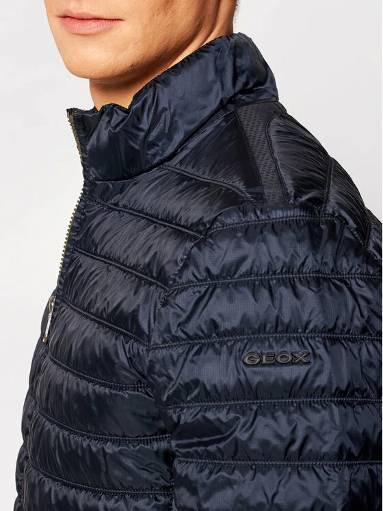 Κουπόνι 👍 Πολύ καλή προσφορά 👍 Geox Άνδρες Πουπουλένια Μπουφάν Μπουφάν πουπουλένιο Dennie M1228D T2683 F4386 Σκούρο μπλε Regular Fit 🎉 ✔️ - Image 4