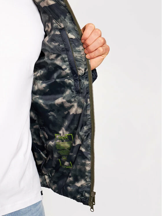 Κουπόνι 👍 Πολύ καλή προσφορά 👍 Geox Άνδρες Πουπουλένια Μπουφάν Μπουφάν πουπουλένιο Dennie M1228D T2683 F4386 Σκούρο μπλε Regular Fit 🎉 ✔️ - Image 5