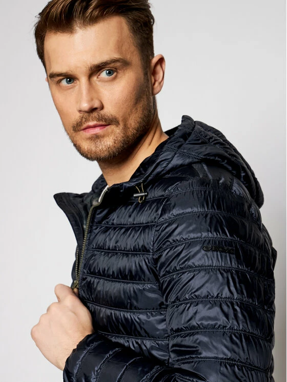 Καλύτερη πώληση 😉 Προϋπολογισμός 🌟 Geox Άνδρες Πουπουλένια Μπουφάν Μπουφάν πουπουλένιο Dennie M1228C T2683 F4386 Σκούρο μπλε Regular Fit 🌟 🔔 - Image 4