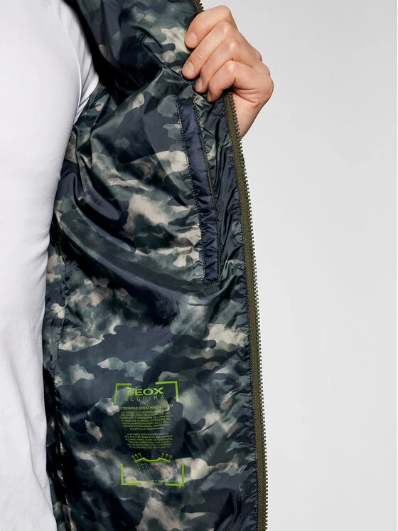 Καλύτερη πώληση 😉 Προϋπολογισμός 🌟 Geox Άνδρες Πουπουλένια Μπουφάν Μπουφάν πουπουλένιο Dennie M1228C T2683 F4386 Σκούρο μπλε Regular Fit 🌟 🔔 - Image 5