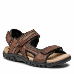 ΧΟΝΔΡΙΚΟ ΕΜΠΟΡΙΟ 🥰 Φτηνός 👏 Geox Άνδρες Σανδάλια U S.Strada C U2524C 0ME50 C0013 Καφέ 😀 🤩