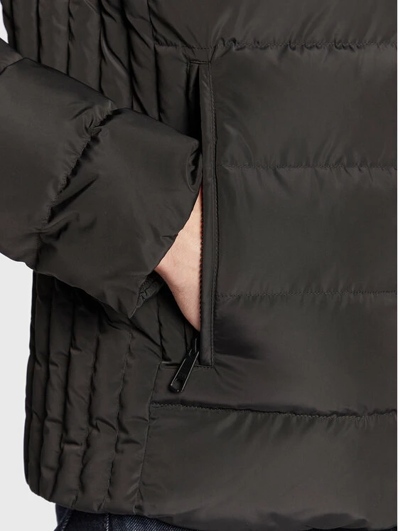 Νέος 😉 Προϋπολογισμός 🥰 Geox Άνδρες Πουπουλένια Μπουφάν Μπουφάν πουπουλένιο Hilstone M2628D T2941 F9000 Μαύρο Regular Fit 😉 ✨ - Image 5