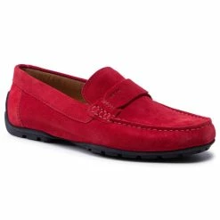 Φτηνός 🎁 Εξοδος 🥰 Geox Άνδρες Μοκασίνια U Moner A U1544A 00022 C7000 Κόκκινο 🧨 🔔
