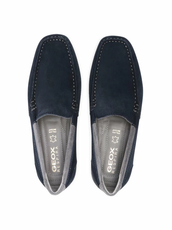 Καλύτερη πώληση 🥰 Καλύτερη πώληση 👏 Geox Άνδρες Μοκασίνια U Snake Moc B U0207B 00022 C4064 Σκούρο μπλε 🎁 🔥 - Image 6