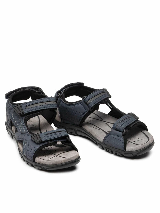 Κουπόνι 😉 Το φθηνότερο 🛒 Geox Άνδρες Σανδάλια U S.Strada D U8224D 0BC50 C4422 Σκούρο μπλε 😍 ✨ - Image 5