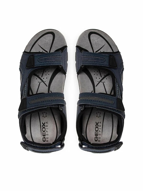 Κουπόνι 😉 Το φθηνότερο 🛒 Geox Άνδρες Σανδάλια U S.Strada D U8224D 0BC50 C4422 Σκούρο μπλε 😍 ✨ - Image 6