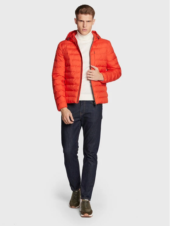 Συμφωνίες ❤️ Αγορά 😍 Geox Άνδρες Πουπουλένια Μπουφάν Μπουφάν πουπουλένιο M2628A T2937 F7415 Πορτοκαλί Regular Fit 👏 😉 - Image 2