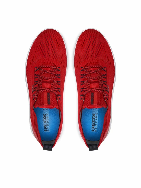 Προώθηση ⌛ Το φθηνότερο ❤️ Geox Άνδρες Ψηλά Αθλητικά Αθλητικά U Spherica A U15BYA 0006K C7000 Κόκκινο 😍 👍 - Image 6