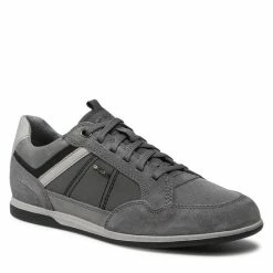 Αγορά 💯 Ολοκαίνουργιο 🌟 Geox Άνδρες Ψηλά Αθλητικά Αθλητικά U Renan B U254GB 02011 C1006 Γκρι 💯 🥰