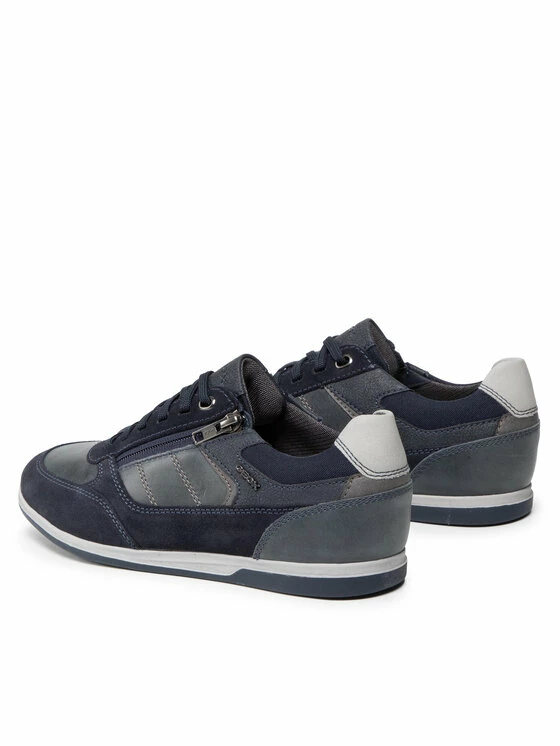 Νέος 🧨 Καλύτερη πώληση 🥰 Geox Άνδρες Ψηλά Αθλητικά Αθλητικά U Renan A U254GA 022CL C4002 Σκούρο μπλε 🛒 👍 - Image 3