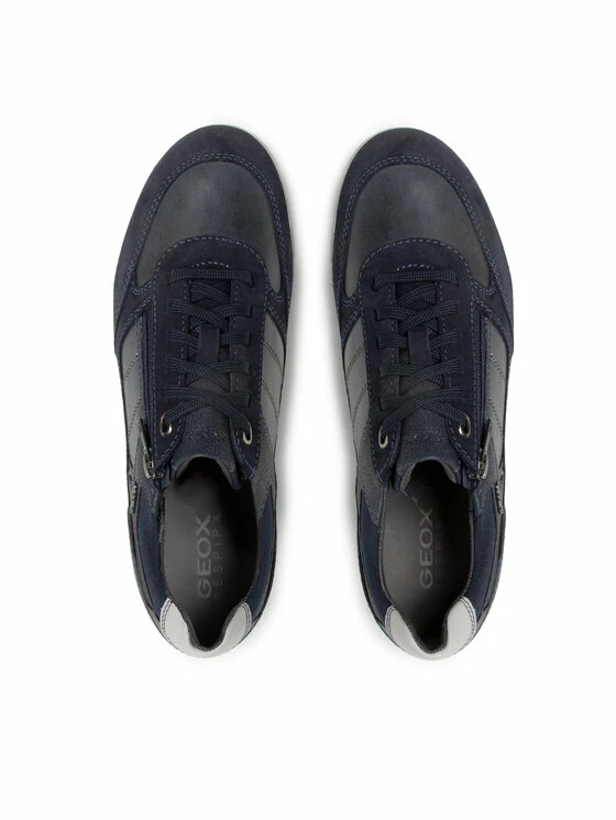 Νέος 🧨 Καλύτερη πώληση 🥰 Geox Άνδρες Ψηλά Αθλητικά Αθλητικά U Renan A U254GA 022CL C4002 Σκούρο μπλε 🛒 👍 - Image 6