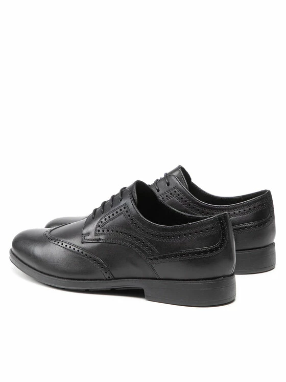 Καλύτερη πώληση 👍 Flash Sale ⌛ Geox Άνδρες Κλειστά Παπούτσια Επίσημα Κλειστά παπούτσια U Hilstone Wide A U045DA 00043 C9999 Μαύρο ⌛ 🌟 - Image 3