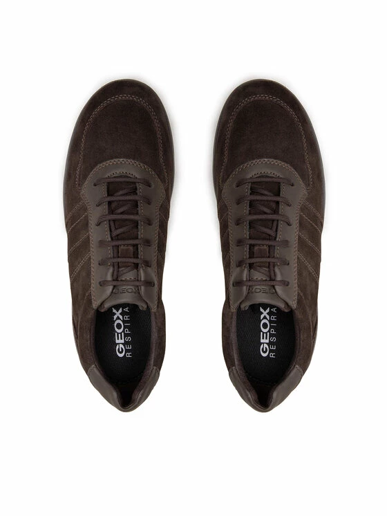 Ολοκαίνουργιο 🧨 Εκπτωση 👏 Geox Άνδρες Ψηλά Αθλητικά Αθλητικά U Leitan H U043QH 022ME C6024 Καφέ ✔️ 🌟 - Image 6