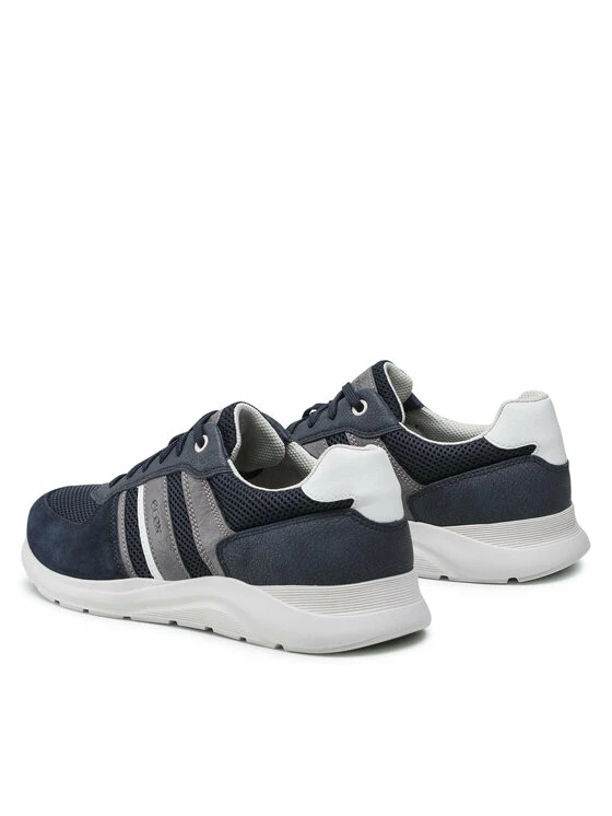 Πολύ καλή προσφορά ⌛ Best Pirce ⭐ Geox Άνδρες Ψηλά Αθλητικά Αθλητικά U Damiano A U25ANA 0EK14 C4002 Σκούρο μπλε 🥰 🌟 - Image 3