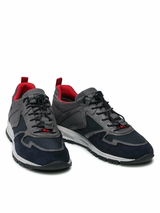 Η καλύτερη συμφωνία ⭐ Ολοκαίνουργιο 🔔 Geox Άνδρες Ψηλά Αθλητικά Αθλητικά U Delray A U25A7A 011PT C0661 Γκρι 😉 🤩 - Image 5