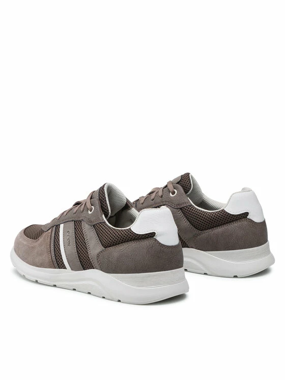 Νέος 😉 Νέος 🛒 Geox Άνδρες Ψηλά Αθλητικά Αθλητικά U Damiano A U25ANA 0EK14 C1018 Καφέ 🔥 🎁 - Image 3