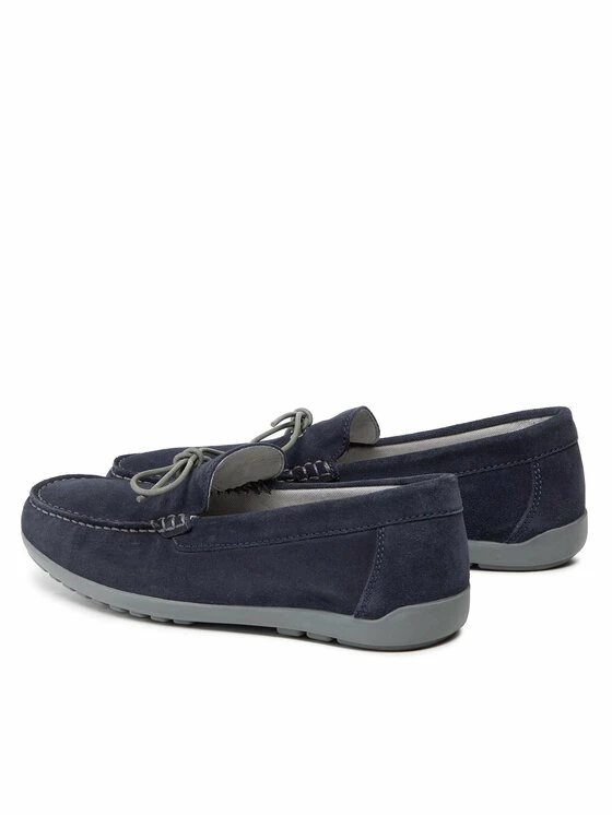 Καλύτερη πώληση ❤️ Ολοκαίνουργιο 💯 Geox Άνδρες Μοκασίνια U Tivoli A U15BPA 00022 C4002 Σκούρο μπλε 🤩 ✨ - Image 3