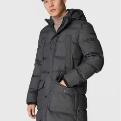 Συμφωνίες 🎁 ΧΟΝΔΡΙΚΟ ΕΜΠΟΡΙΟ 👍 Geox Άνδρες Πουπουλένια Μπουφάν Μπουφάν πουπουλένιο Sanford M2628V T2667 F1620 Γκρι Regular Fit 😀 ✔️