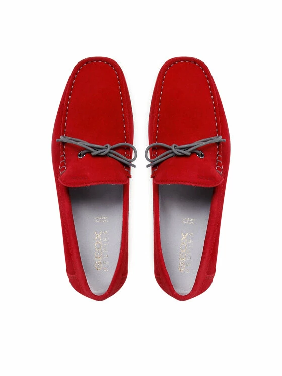 Προώθηση ✨ Προϋπολογισμός 🤩 Geox Άνδρες Μοκασίνια U Tivoli A U15BPA 00022 C7000 Κόκκινο 😉 🎁 - Image 6