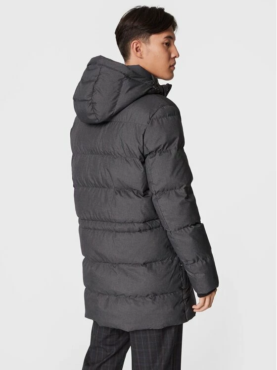 Συμφωνίες 🎁 ΧΟΝΔΡΙΚΟ ΕΜΠΟΡΙΟ 👍 Geox Άνδρες Πουπουλένια Μπουφάν Μπουφάν πουπουλένιο Sanford M2628V T2667 F1620 Γκρι Regular Fit 😀 ✔️ - Image 3