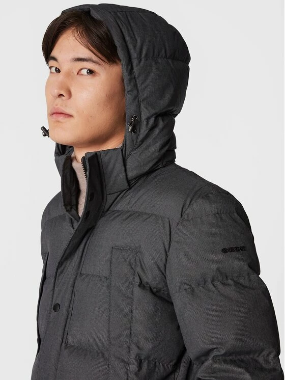 Συμφωνίες 🎁 ΧΟΝΔΡΙΚΟ ΕΜΠΟΡΙΟ 👍 Geox Άνδρες Πουπουλένια Μπουφάν Μπουφάν πουπουλένιο Sanford M2628V T2667 F1620 Γκρι Regular Fit 😀 ✔️ - Image 5