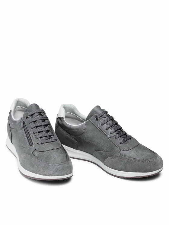 Νέος 🌟 Τοπ 10 🎁 Geox Άνδρες Ψηλά Αθλητικά Αθλητικά U Avery B U16H5B 0PT22 C1006 Γκρι ❤️ 😀 - Image 5