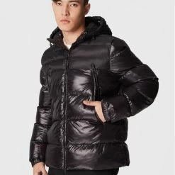 Φτηνός 🔔 Εκπτωση 🛒 Geox Άνδρες Πουπουλένια Μπουφάν Μπουφάν πουπουλένιο Sile M2628K TC162 F0284 Μαύρο Regular Fit 🧨 🔔